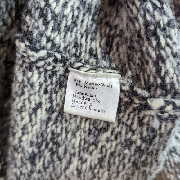 Claudia Strater Brown Wool Sweater Size Medium Wrap Cardigan EU 36 Women - Picture 10 of 11